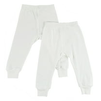 White Long Pants - 2 Pack