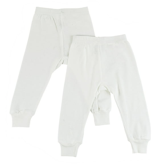 White Long Pants - 2 Pack