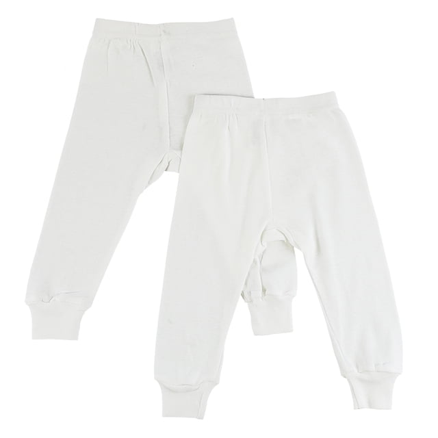 Blanco Pantalones Largos - Pack De 2 - Recién Nacido Bambini CS_0535NB