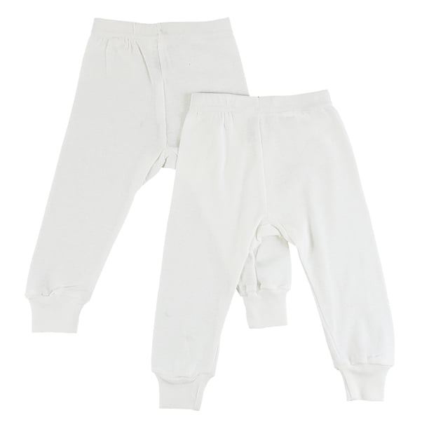 Blanco Pantalones Largos - 2 Pack - Grande Bambini CS_0535L