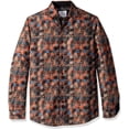 thumbnail image 2 of Azaro Uomo Men's Italian Style Long Sleeve Dress Shirt Casual Button Down, Macho Copper, S, 2 of 2