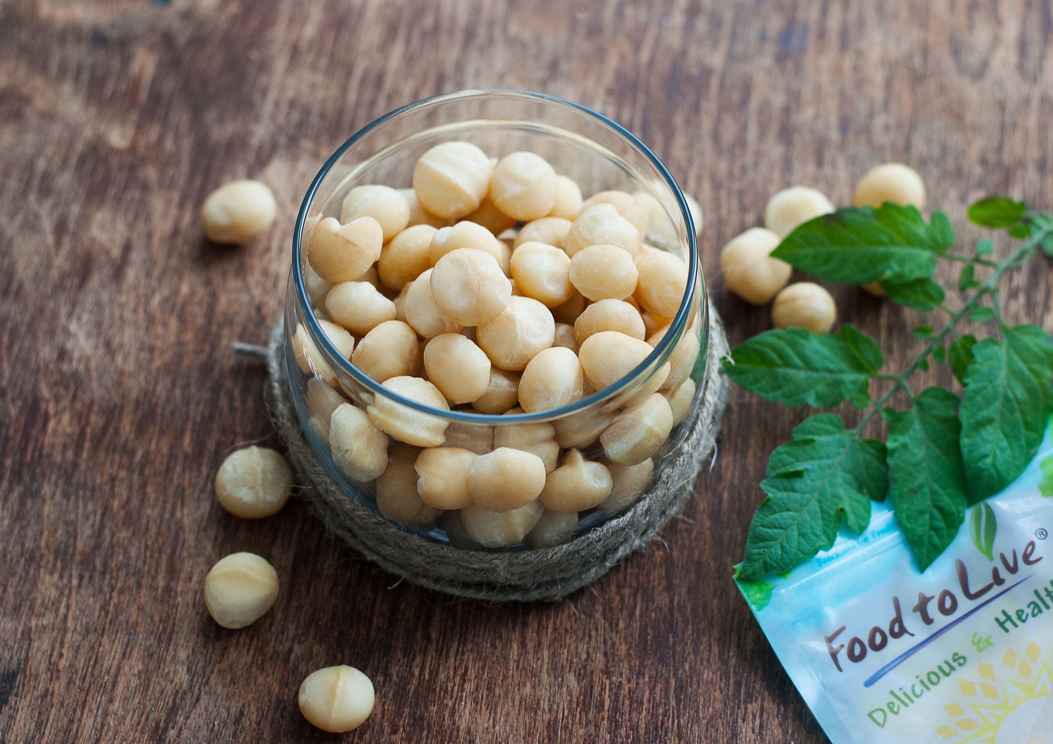 Organic Whole Macadamia Nuts, 8 Pounds - Non-GMO, Raw, Kosher, Vegan - by Food to Live