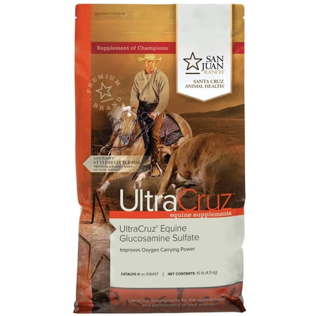 UPC: 0810500028417 | UltraCruz Equine Glucosamine Sulfate Joint Supplement for Horses  10 lb  Pellet (80 Day Supply)