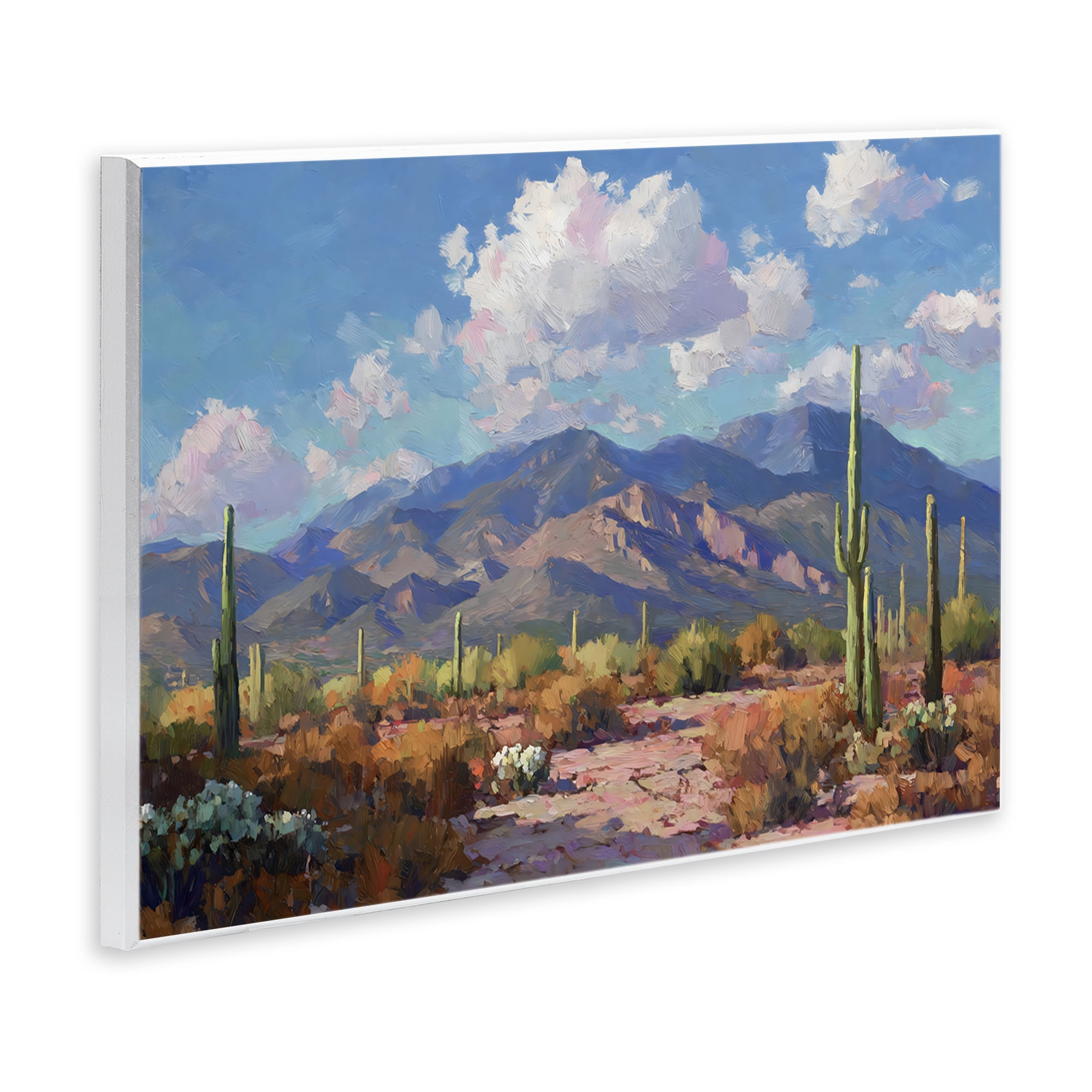 Stupell Industries Desert Mountains at Sunset Glow Wall Plaque Art, design by Gina Kelly