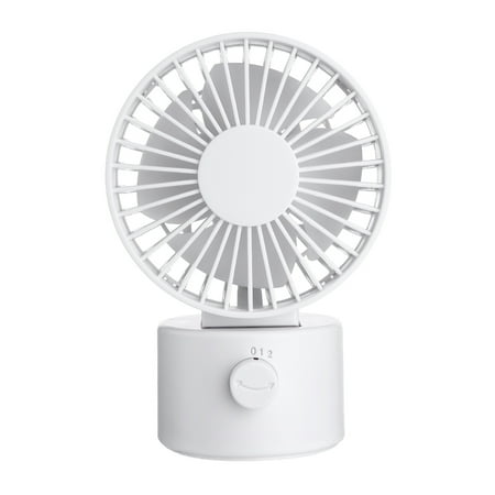 

HIABIO Portable USB Powered Desk Fan Oscillating Fan Small Table Fan 2 Speeds Fan