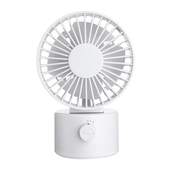 2 Speeds Desktop Table Oscillating Fan Rotation Strong Wind Quiet USB Powered Personal Fan for Home Desktop Table