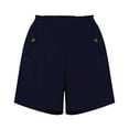 thumbnail image 5 of Only Moment Shorts for Women Chemical Fiber Blends Summer Casual Wide Leg Loose High Waist Drawstring Dressy Shorts 2026 Beach Vacation Clothes Bermuda Shorts for Wowomen Green,5XL, 5 of 7