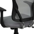 thumbnail image 3 of Mid-Back Gray Mesh Swivel Task Chair with Chrome Base and Arms, 3 of 9