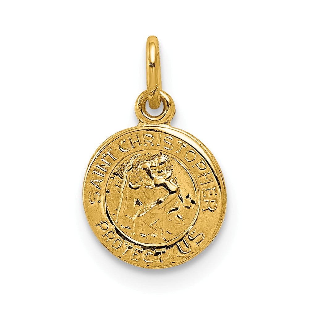 gold saint christopher pendants