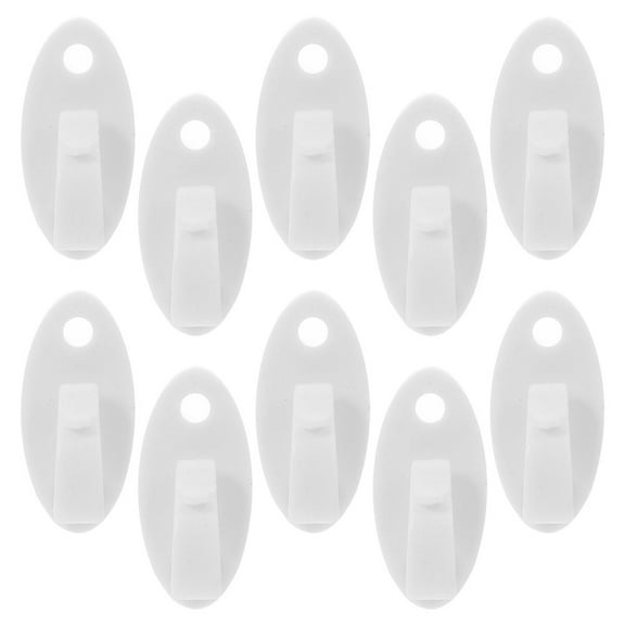 10 Pcs Christmas Light Hangers Special Heater Outdoor Circular White