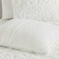 thumbnail image 5 of Madison Park Comforter Sets King Super Soft Comforter Set Tufted Cotton Chenille Damask Off-White, 5 of 5