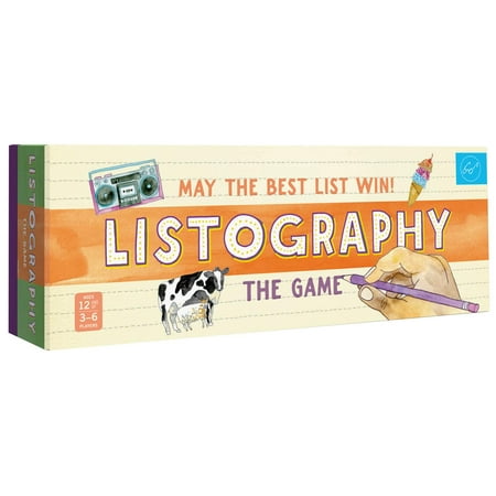 Listography: The Game : May the Best List Win! (Board Games, Games for Adults, Adult Board (Best Rts Games List)