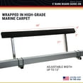 thumbnail image 2 of C.E. Smith Trailer Boat Guide 27600 Bolt-On Mount; Set Of 2; 5 Foot Length; With Carpeted Bunks, 2 of 4