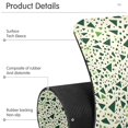 thumbnail image 4 of Yayeee Faucet Mat for Kitchen Sink 30" Diatomite Long Splash Guard Pad, Green Triangles Pattern, 2 Pack, 4 of 7