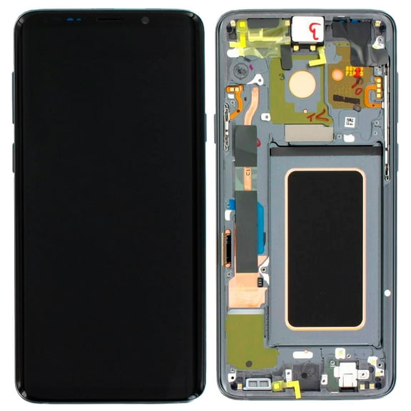 Replacement OLED Display Touch Screen Digitizer Assembly With Frame For Samsung Galaxy S9  Plus - Grey
