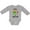 AC-Heather Grey, variant on Cinco De Mayo Let's Fiesta Cute Cactus with Sombrero Boys or Girls Long Sleeve Baby Bodysuit