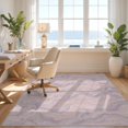 thumbnail image 3 of Design&I 8'x10' Washable Area Rug Abstract Pink Interlocking Swirl Motifs Swirling Veined Purple Flowing Dynamic for Dining Room, Large Office, Lounge, Snag-Free, 3 of 7