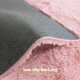 thumbnail image 4 of Sonive 8×10 Feet Fluffy Shaggy Area Rug, Washable Rug Modern Soft Large Neutral Non-Slip for Bedroom Dining Living Room, Pink, 4 of 8