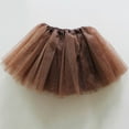 thumbnail image 2 of eileial Tutu Skirt Girls Elastic Ballet Dance Skirts Layers Tulle Tutu for Toddler Kid Children,Coffee One Size, 2 of 3