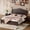 Walnut + Queen, variant on Noble House Queen Size Wood Platform Bed Frame,Retro Style Platform Bed with Wooden Slat Support,White
