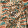 thumbnail image 5 of Ambesonne Aztec Valance Pack of 2, Tribal Bohemian Illustration, 42"X12", Apricot Orange and Teal, 5 of 5