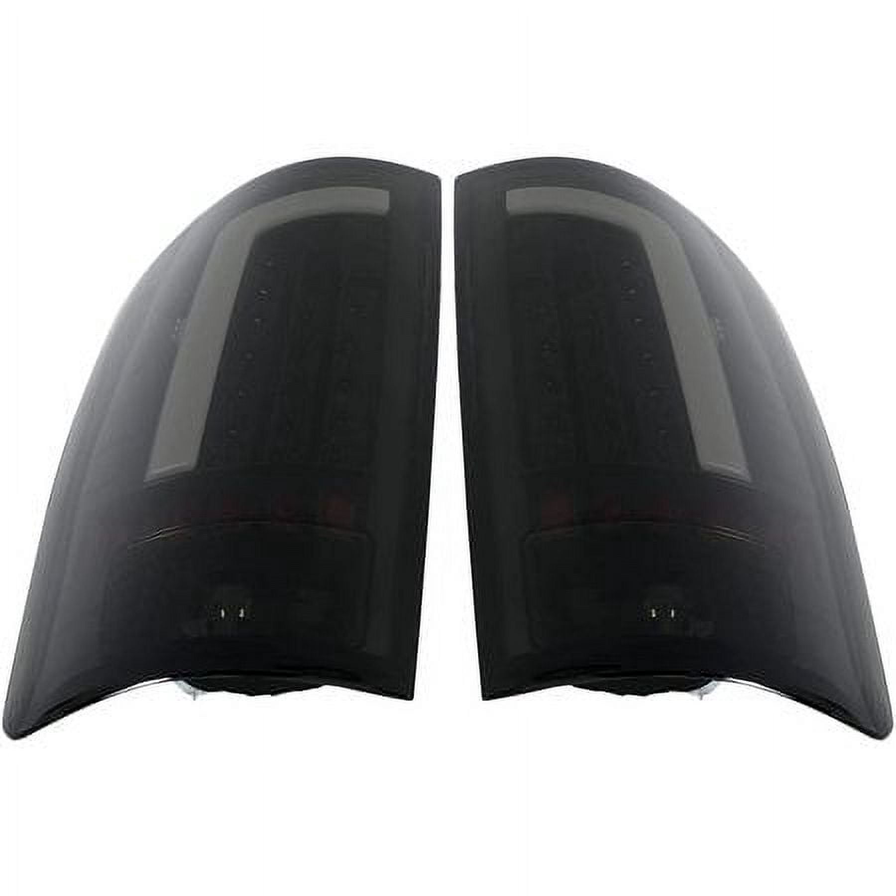 Kojem Pair LED Tail Lights Assembly for 2003-2006 Dodge Ram 1500 2500 3500 (Smoked Lens+Black Housing) Brake Turn Signal Lamp
