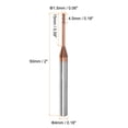 thumbnail image 2 of Cortador de fresado extremo Cuadrado Unique Bargains AlTiSin Recubierto Sólido carburo 4 Flautas 4mm 1,5mm x 15mm, 2 of 6