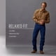 thumbnail image 4 of Jean Wrangler, corte vaquero, corte holgado, para hombre, color índigo, 34 de ancho x 34 de largo, 4 of 4