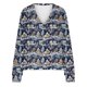 thumbnail image 5 of Chaqueta informal de manga larga sin capucha para mujer, cárdigan estampado a la moda, chaqueta informal de moda, camiseta de manga larga con cuello en V, chaqueta informal de manga larga con capucha,, 5 of 5