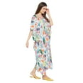 thumbnail image 5 of Oussum Women Plus Size Kaftan Dresses for Ladies Kimono Sleeve Caftan Long Maxi Kaftans Online, 5 of 8