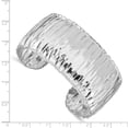 thumbnail image 2 of 925 Sterling Silver 31.5mm Cuff Bangle Bracelet, 2 of 6