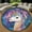 Llama Unicorn, variant on Round Rug, Sunflower4 Art Design Soft Washable Carpet, Non-Slip Floor Mat for Living Room Bedroom Home Decor 24 Inch