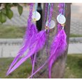 thumbnail image 4 of Atrapapesadillas de Plumas de Morado Decor de Pared Ventana Colgante Regalo Elegante Sunnimix Atrapasueños, 4 of 8