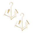 thumbnail image 1 of Oleegame 2PC Folding Shoe Drying Rack A Multi Purpose Shoe Drying Rack Hanging Towel Easy To PP Material Shoe Drying Rack. Yellow, 1 of 7