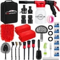 thumbnail image 1 of Kit de limpieza para lavado de autos GPUSFAK, 26 piezas, cepillos de espuma, 1 of 8