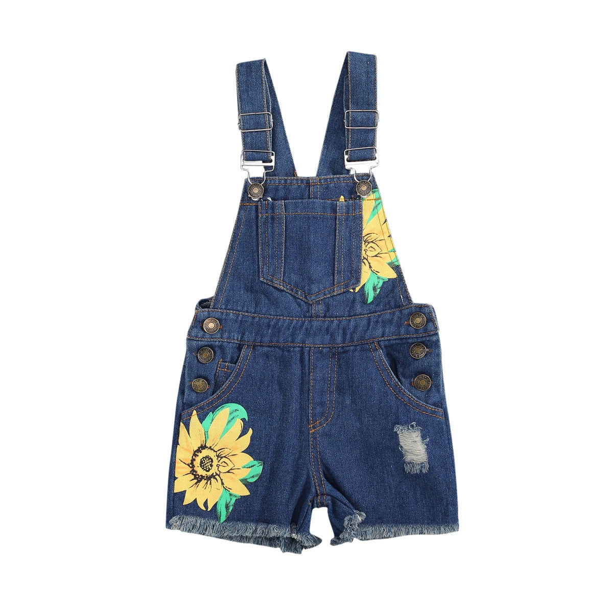 baby sunflower overalls