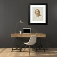 thumbnail image 4 of William Mulready 20x24 Black Modern Framed Museum Art Print Titled - Head of a Bearded Man Gazing to His Left (1859), 4 of 5