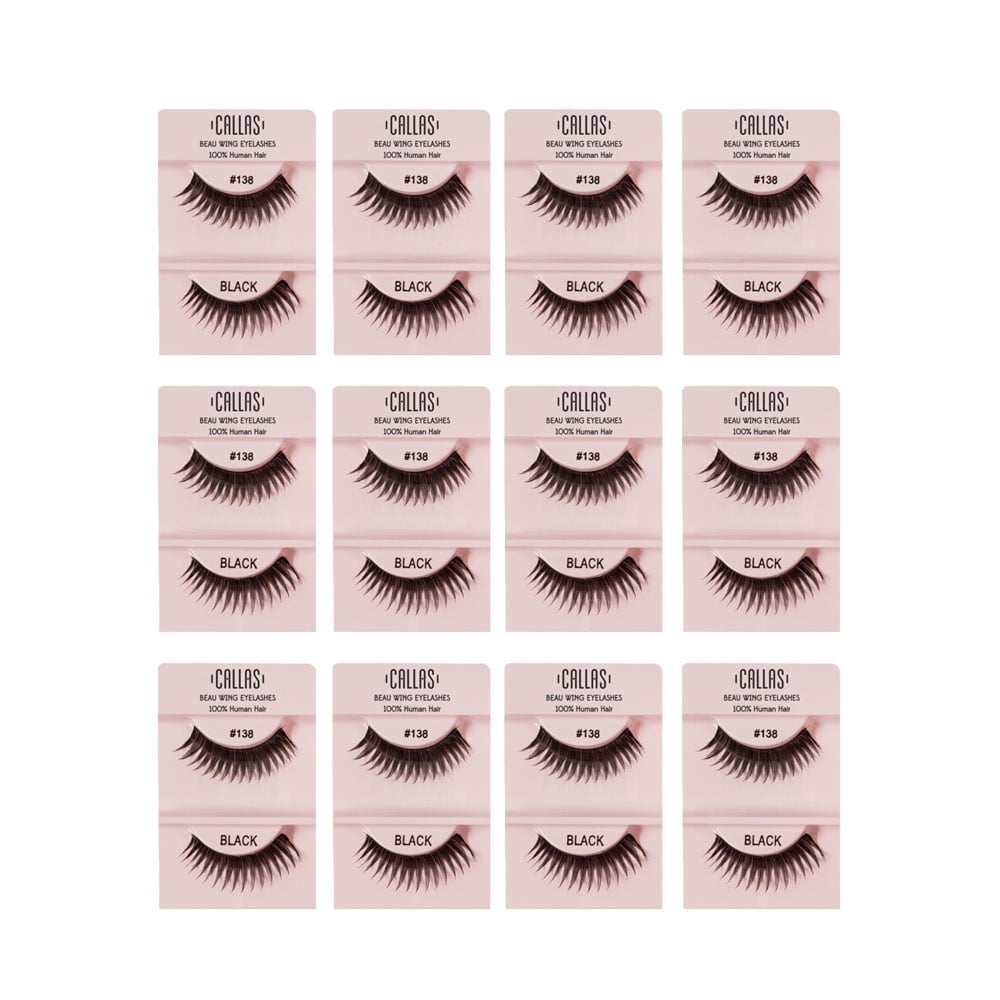 Callas Beau Wing Eyelashes #138 (1 pair x 12 sets)