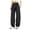 Black, variant on Waterproof Windproof Outdoor Pants for Women Solid Color Casual Versatile Sports Hiking Trekking Rain Pants Long Pants, Army Green 3XL