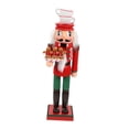 thumbnail image 6 of GETAJGHSD Wooden Nutcracker Decor Christmas Nutcracker Ornament Decorative Figurine for Families Collectors 1Set, 6 of 8
