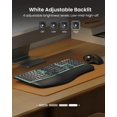 thumbnail image 3 of Teclado ProtoArc EK01 Plus retroiluminado Bluetooth Ergonómico, 3 of 8