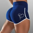 thumbnail image 4 of ZUARFY Women Plus Size Workout Sport Shorts High Waist Ruched Scrunch Booty Yoga Pants Faith Heart Print Butt Lifting Leggings, 4 of 19