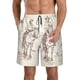 thumbnail image 1 of Fotbe Cowboys Riding Horses In Desert Trajes de Baño Estampados para Hombre, Shorts de Verano de Secado Rápido, Ropa de Playa, Bañadores-3X-Large, 1 of 6