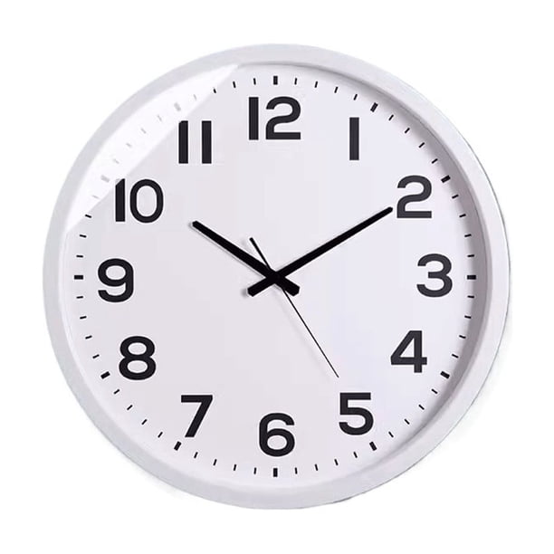 Reloj de pared grande y sencillo, elegante y silencioso for la sala de estar, reloj de pared for el vestíbulo, reloj de gran tamaño adecuado for salas de estar y salas de estudio