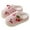 Pink, variant on Aueoeo House Slippers with Arch Support, House Slippers for Women Indoor Winter Warm Plush Slippers Cute Fuzzy Slippers Slip on Home Bedroom Shoes
