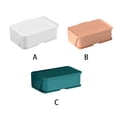 thumbnail image 3 of Advancent Esponja soporte cajón baño doble capa almacenamiento fregadero bandeja organización secado organizador escurridor Juegos de accesorios de baño Blanco Advancent HA065187-01, 3 of 6