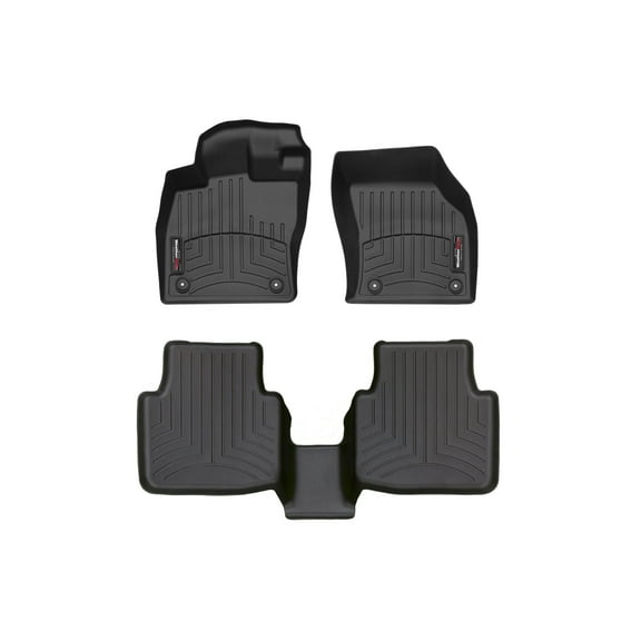 WeatherTech Custom Fit FloorLiners compatible with 2019-2023 VW Arteon - 1st & 2nd Row, Black