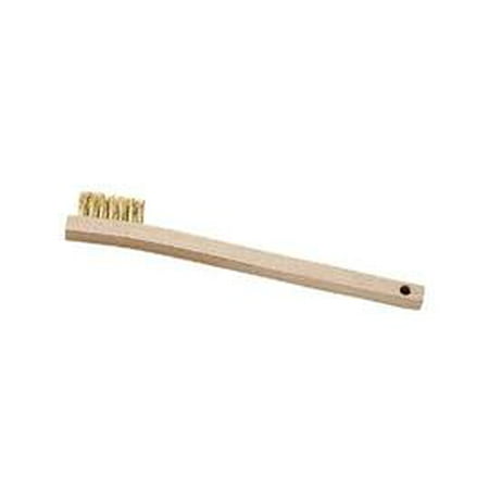 

Radnor Wood Handle .006 Brass Inspection Brush 3 X 7 Rows 2/Pack (45 Pack)