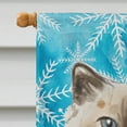 thumbnail image 3 of Carolines Treasures CK3112CHF Ragdoll Winter Snowflake Flag Canvas House Size, 3 of 4
