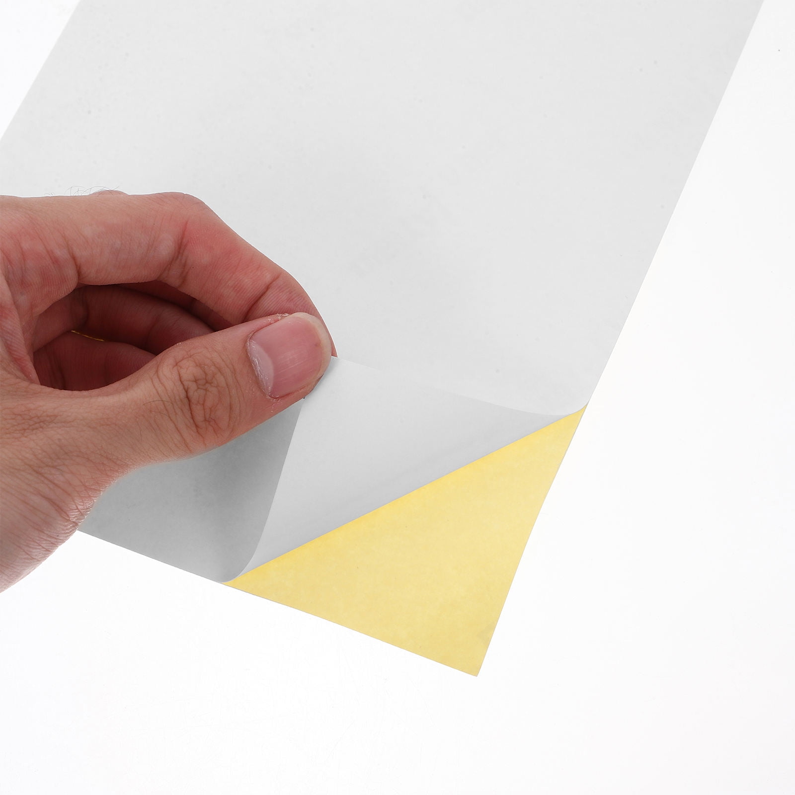 HONMEET 150Pcs Large White Writable Sticky Labels Adhesive Paper for Address Inventory and Storage